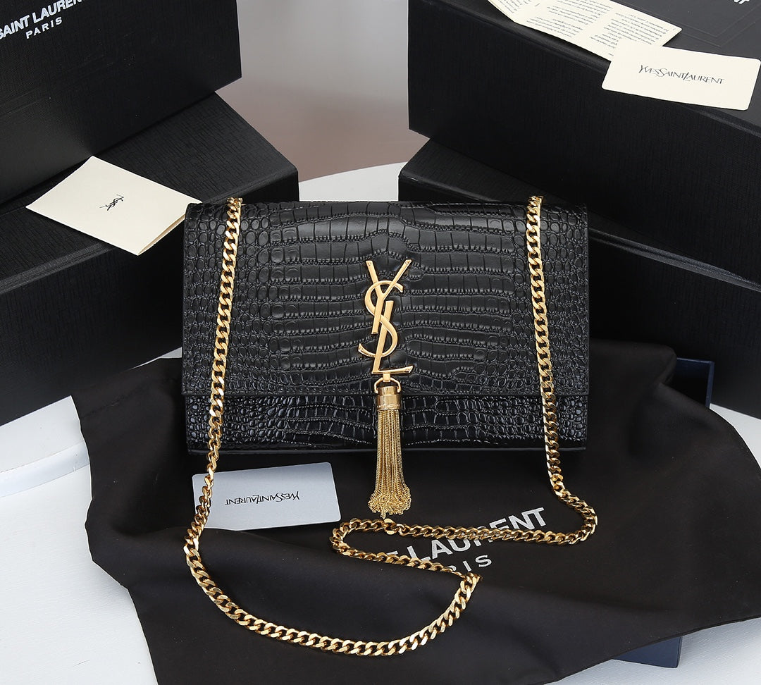 Bolsa Kate Croco YSL