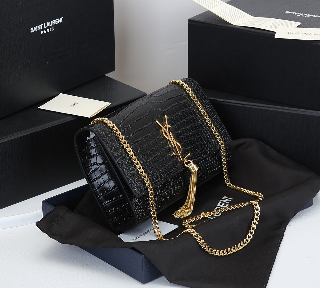 Bolsa Kate Croco YSL