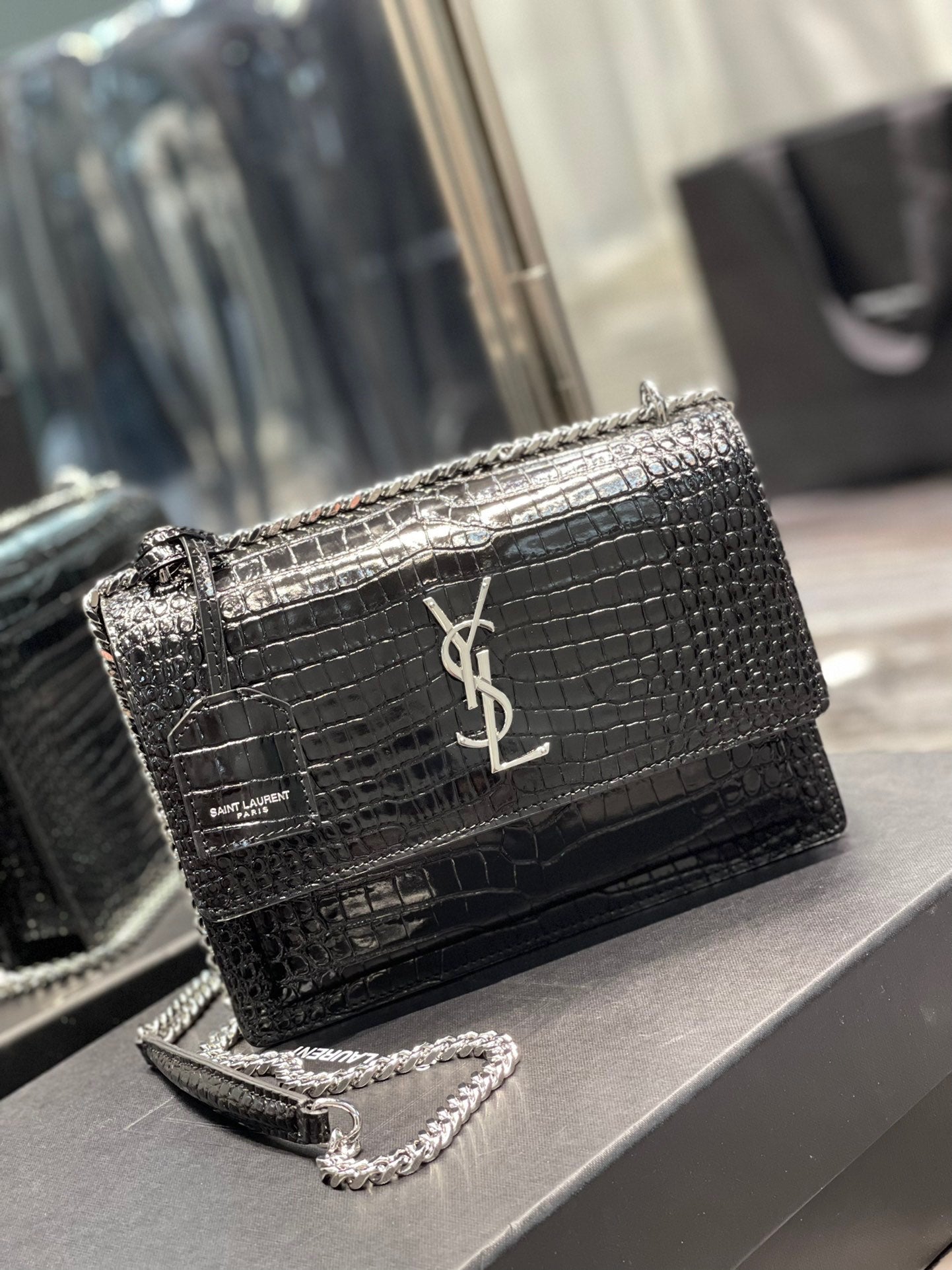 Bolsa Sunset Croco YSL