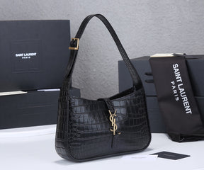 Bolsa de Ombro Croco 5A7 YSL