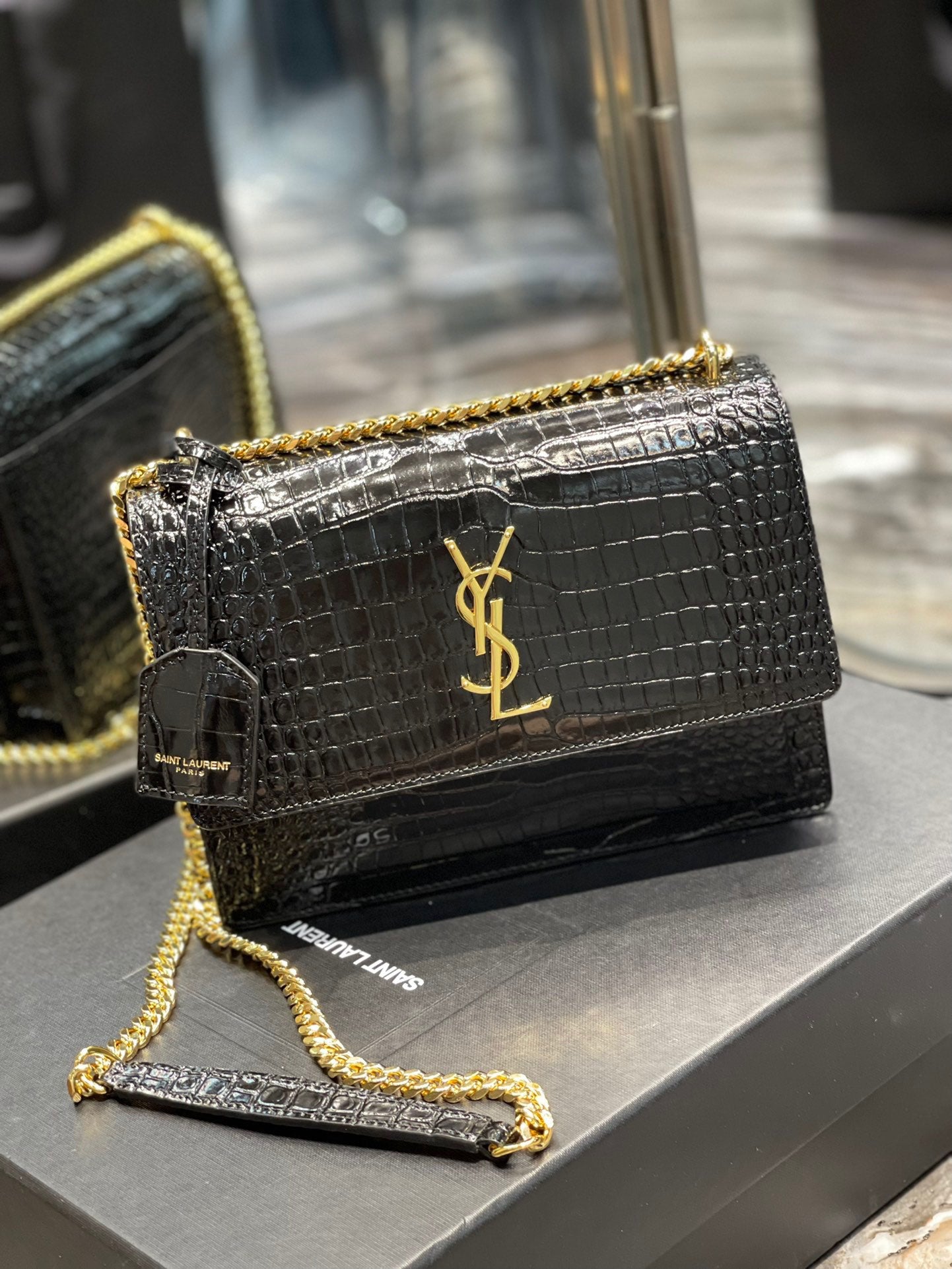 Bolsa Sunset Croco YSL